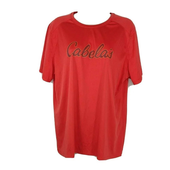 Cabelas Crewneck Athletic Shirt UPF 50 Men Size XL - Picture 1 of 6